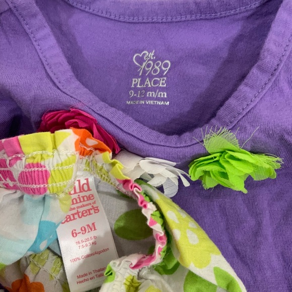 🔥3/$15🔥Girls 6-9 Months Spring Summer Bundle 7 Pieces - Picture 7 of 8